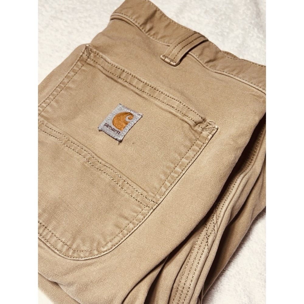 Carhartt Rugged Flex Rigby Straight Fit Canvas Utility Work Pants Men's 33x34